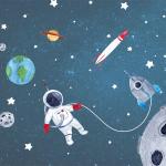 Kids Space Wallpaper