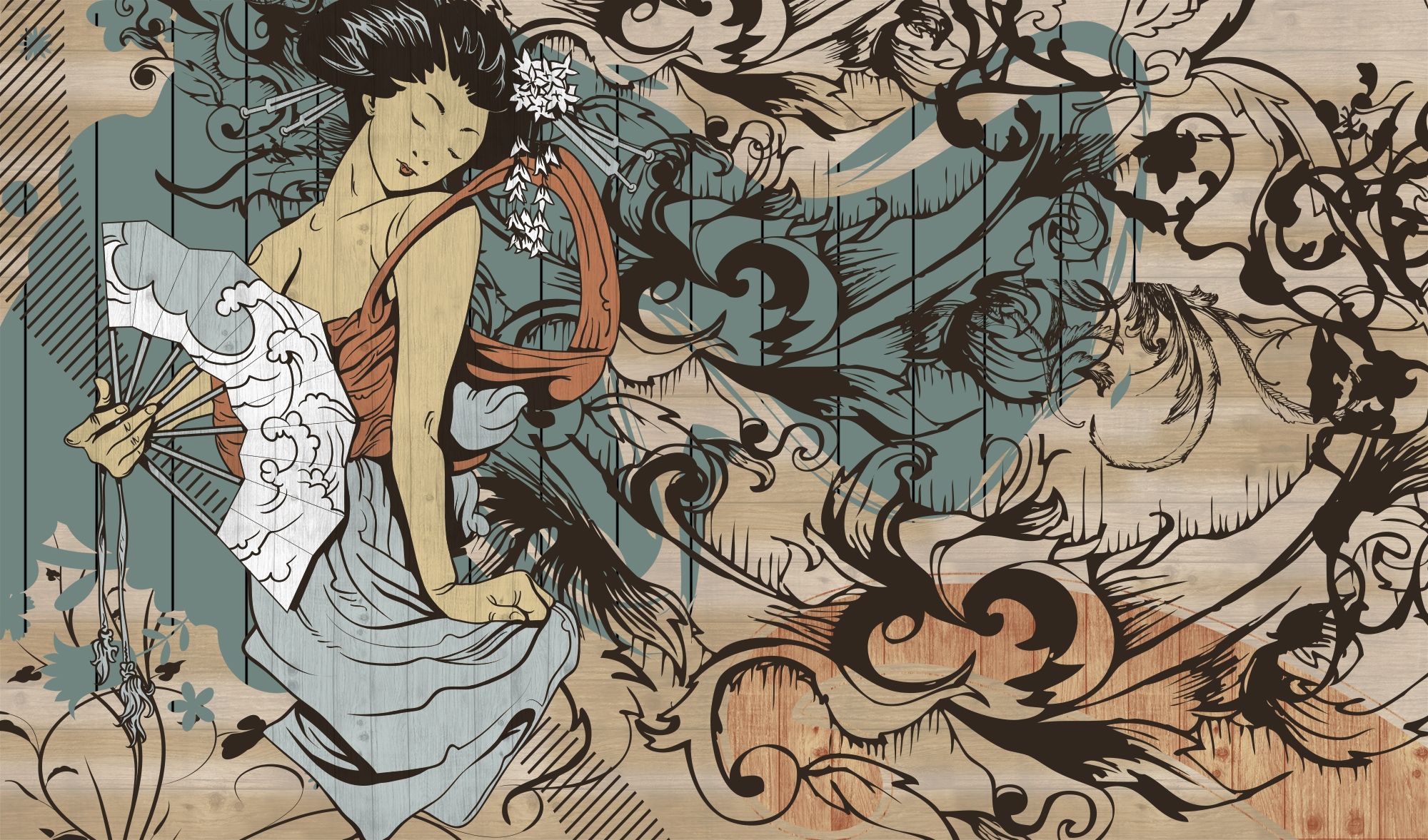 woman art wallpaper 1920x1080