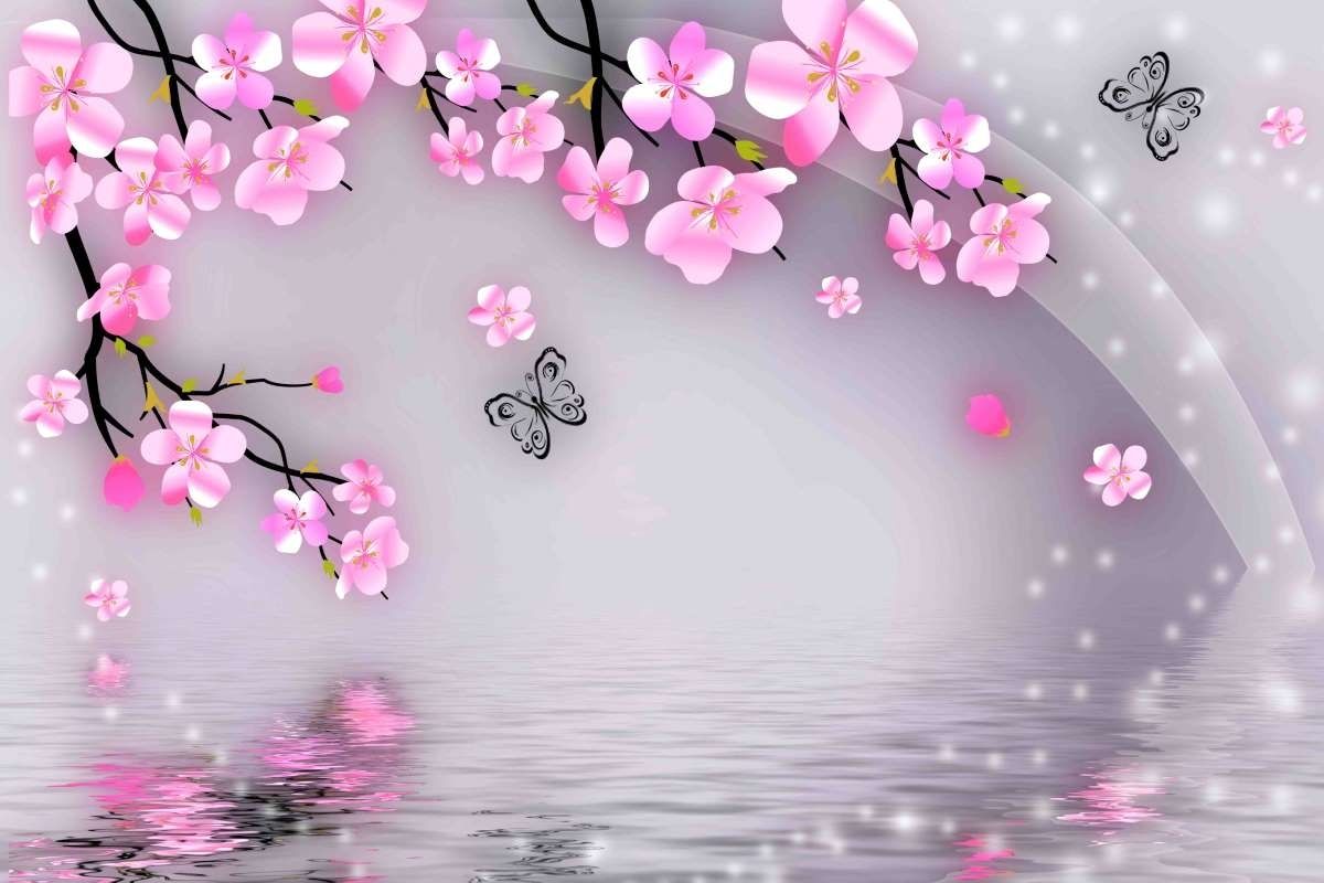 cherry blossom wallpaper anime